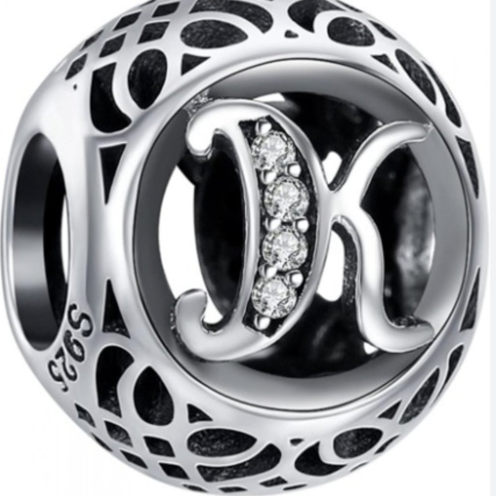 Pandora Initial Alphabet Character Letter K Charm